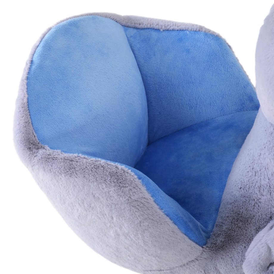 HOMCOM Children Kids Animal Rocking Horse Penguin Plush Musical Button 32 Songs Kid Rocker